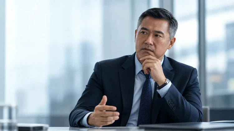 Illustrative CEO reviewing conflicting operating information